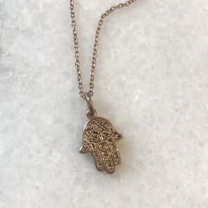 🔥SALE- any 4/$20   Rose Gold Hamsa Necklace​